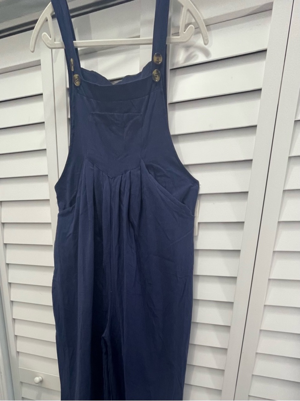 Women’s Navy Wide Leg Jumpsuit